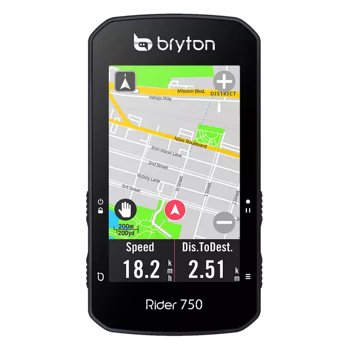 Licznik GPS BRYTON Rider 750E - Nowoczesność i Technologia