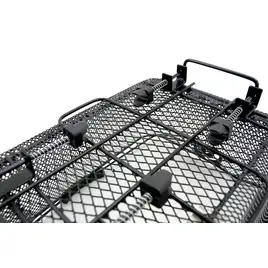 Kosz na tył na bagażnik wpinany czarny