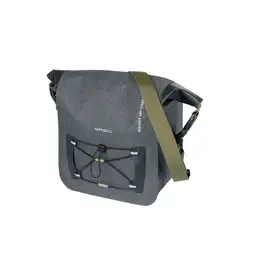 Torba na kierownicę BASIL NAVIGATOR STORM KF HANDLEBAR BAG 10-11L, wodoodporna, grey black (NEW 2024)