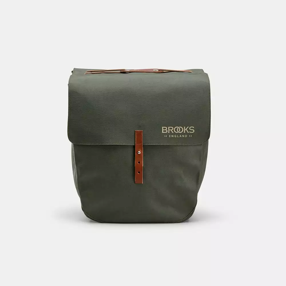 Sakwy Brooks Brick Lane Panniers Sage Green/Honey – stylowe