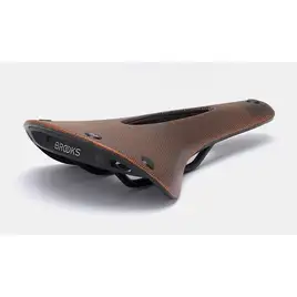 Siodełko BROOKS C17 CARVED, Orange, Steel Rail, Waga 446g, Linia Cambium (NEW)