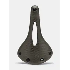 Siodełko BROOKS C17 CARVED, Mud Green, Steel Rail, Waga 446g, Linia Cambium (NEW)