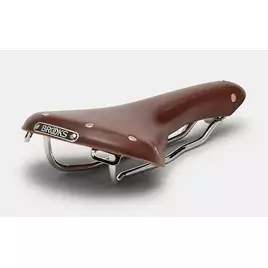 Siodełko BROOKS SWALLOW B15, Brown, Steel Rail, Waga 490g, Linia Leather (NEW)