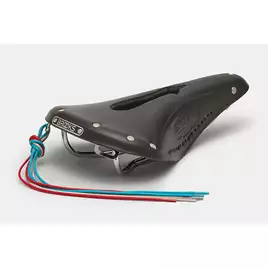 Siodełko BROOKS B17 NARROW CARVED, Black, Steel Rail, Waga 510g, Linia Leather (NEW)