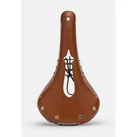 Siodełko BROOKS B17 NARROW CARVED, Honey, Steel Rail, Waga 510g, Linia Leather (NEW)