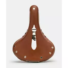 Siodełko BROOKS B17 CARVED SHORT, Honey, Steel Rail, Waga 460g, Linia Leather (NEW)