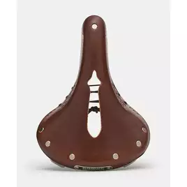 Siodełko BROOKS B17 CARVED SHORT, Brown, Steel Rail, Waga 460g, Linia Leather (NEW)