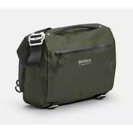 Torba na kierownicę BROOKS SCAPE HANDLEBAR COMPACT BAG, Mud Green, Pojemność 10L, Klick Fix&amp;#x00AE; system, Wodoodporna (NEW)