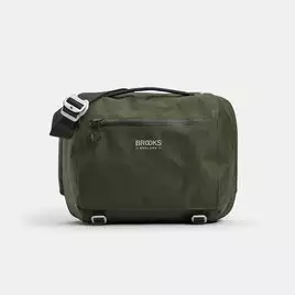 Torba na kierownicę BROOKS SCAPE HANDLEBAR COMPACT BAG, Mud Green, Pojemność 10L, Klick Fix&amp;#x00AE; system, Wodoodporna (NEW)
