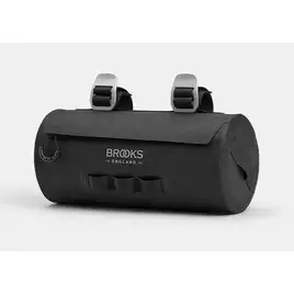 Torba na kierownicę BROOKS SCAPE HANDLEBAR POUCH, Black, Pojemność 3L, Mocowanie na paskach, Wodoodporna (NEW)
