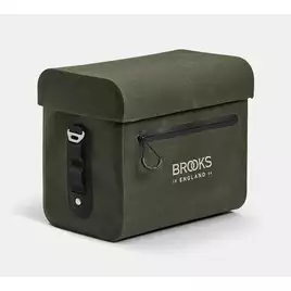 Torba na kierownicę BROOKS SCAPE HANDLEBAR CASE, Mud Green, Pojemność 8L, Klick Fix&amp;#x00AE; system, Wodoodporność IPX4 (NEW)