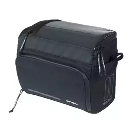 Torba na kierownicę BASIL MOVE HANDLEBAR BAG, KF z adapterem do mocowania, 7-8L, wodoodporna, Czarna (NEW 2025)