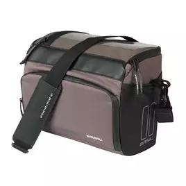 Torba na kierownicę BASIL MOVE HANDLEBAR BAG, KF z adapterem do mocowania, 7-8L, wodoodporna, Brown (NEW 2025)