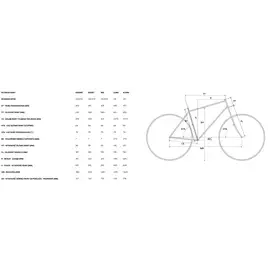 Merida One Sixty 6000 2024 geometria