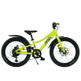 Kands Nico 20" w jaskrawym, neonowym kolorze z hamulcami tarczowymi i oponami Kenda 2.20.