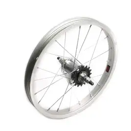 Tylne koło rowerowe 12 cali z aluminiową obręczą i piastą torpedo FALCON, 16 szprych