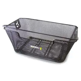 Kosz na tylny bagażnik BASIL CAPRI FLEX + haczyki mocujące Bottom hooks, stalowy czarny (NEW)