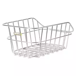 Kosz na tylny bagażnik BASIL CENTO ALU + Mounting set for CENTO basket, aluminiowy srebrny (NEW)